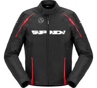 Spidi Dragon H2OUT waterproof Motorcycle Textile Jacket, black-red, size L for Men