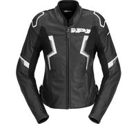 Spidi Evorider 3 Ladies Motorcycle Leather Jacket, black-white, size 50 for Women