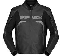 Spidi Evorider 3 Motorcycle Leather Jacket, black, size 48