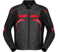 Spidi Evorider 3 Motorcycle Leather Jacket, red, size 54