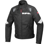 Spidi Flash Evo H2Out Motorcycle Textile Jacket, black/white, size M
