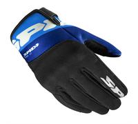 Spidi Flash-KP Tex Motorcycle Gloves, black-blue, size 2XL for Men
