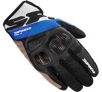 Spidi Flash-R Evo Motorcycle Gloves, black/blue/white, size S