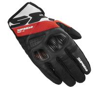Spidi Flash-R Evo Motorcycle Gloves, black-red, size XL for Men