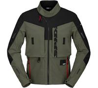 Spidi Frontier Motorcycle Textile Jacket, black/olive, size L
