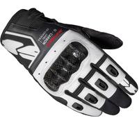 Spidi G-Carbon Motorcycle Gloves, black/white, size L