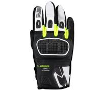 Spidi G-Warrior Motorcycle Gloves, black/white, size S