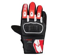 Spidi G-Warrior Motorcycle Gloves, black-red, size L for Men