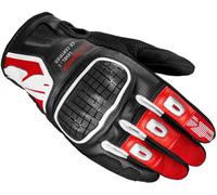Spidi G-Warrior Motorcycle Gloves, black-red, size XL for Men