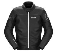 Spidi Genesis Motorcycle Leather Jacket, black/white, size 54