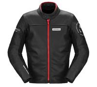 Spidi Genesis Motorcycle Leather Jacket, black/red, size 48