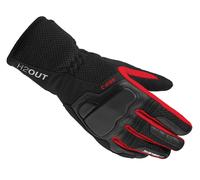Spidi Grip 3 H2Out Ladies Motorcycle Gloves, black-red, size 2XL for Women