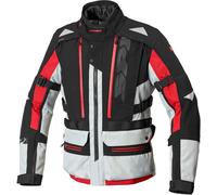 Spidi H2Out Allroad Motorcycle Textile Jacket, black/grey/red, size M