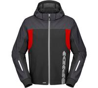 Spidi H2Out II waterproof Motorcycle Hoodie, black-red, size S for Men