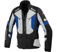 Spidi H2Out Outlander Motorcycle Textile Jacket, black/grey/blue, size M