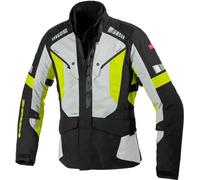 Spidi H2Out Outlander Motorcycle Textile Jacket, black/grey/yellow, size XL