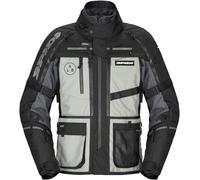 Spidi Hard Track 3 H2Out waterproof Motorcycle Textile Jacket, white-beige, size M for Men