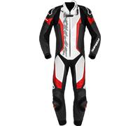 Spidi Laser Pro One Piece Perforated Motorcycle Leather Suit, black/red, size 58