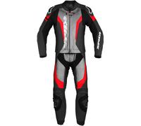 Spidi Laser Touring, leather suit 2pcs. 50 Black/Light Grey/Red