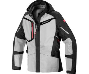 Spidi Mission-T Shield H2Out Step-InArmor Motorcycle Textile Outer Jacket, grey, size 3XL