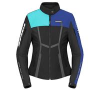 Spidi Motojoy Ladies Motorcycle Textile Jacket, black-blue, size L for Women