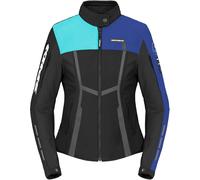 Spidi Motojoy Ladies Motorcycle Textile Jacket, black-blue, size XS for Women