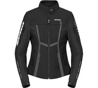 Spidi Motojoy Ladies Motorcycle Textile Jacket, black/white, size XS