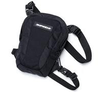 SPIDI Motorcycle Leg Bag 3 Litre Black Removable Straps, Black, 3.0 Liter, Leg Pocket