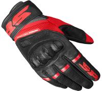 Spidi Power Carbon Ladies Motorcycle Gloves, black-red, size XS for Women