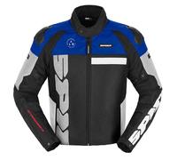 Spidi Progressive Net WindOut Motorcycle Textile Jacket, black-white-red-blue, size 2XL for Men