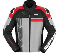 Spidi Progressive Net WindOut Motorcycle Textile Jacket, black/grey/red, size XL