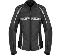 Spidi Race Warrior 2 Net Ladies Motorcycle Textile Jacket, black-white, size XS for Women