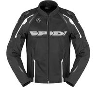 Spidi Race Warrior 2 Net Motorcycle Textile Jacket, black-white, size XL for Men
