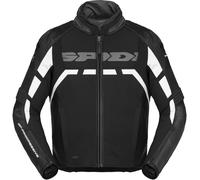 Spidi Rapid H2Out waterproof Motorcycle Leather Jacket, black/white, size XXL