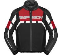 Spidi Rapid H2Out waterproof Motorcycle Leather Jacket, red, size M for Men