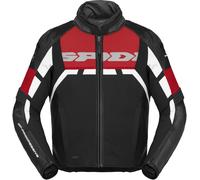 Spidi Rapid H2Out waterproof Motorcycle Leather Jacket, red, size XL