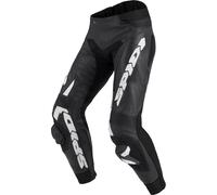 Spidi RR Pro Warrior Motorcycle Leather Pants, black-white, size 48 for Men