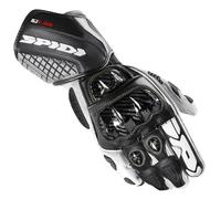 Spidi Carbo Kangaroo Motorcycle Gloves, black-white, size M