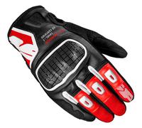 Spidi G-Warrior Motorcycle Gloves, black-red, size M for Men