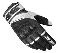 Spidi Power Carbon Ladies Motorcycle Gloves, black-white, size L for Women