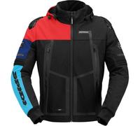 SPIDI SPIDI - Jacket impermeable moto Hombre HOODIE WARRIOR H2OUT® RED BLUE M