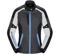 Spidi Tek Net Ladies Motorcycle Jacket, grey-blue, size L for Women