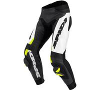 Spidi RR Pro Warrior, leather pants 50 Black/Neon-Yellow