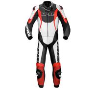 Spidi Sport Warrior Touring Two Piece Motorcycle Leather Suit, black/red, size 52