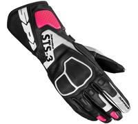 Spidi STS-3 Ladies Motorcycle Gloves, black-pink, size S for Women