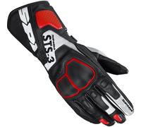 Spidi STS-3 Ladies Motorcycle Gloves, black/red, size M