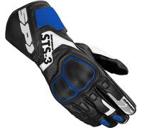 Spidi STS-3 Motorcycle Gloves, black/blue, size S