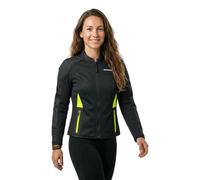 Spidi Super Net Ladies Motorcycle Textile Jacket, black/neon yellow, size S