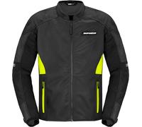 Spidi Super Net Motorcycle Jacket, black-yellow, size 3XL for Men