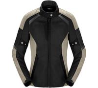 Spidi Tek Net Ladies Motorcycle Jacket, black-green, size S for Women
